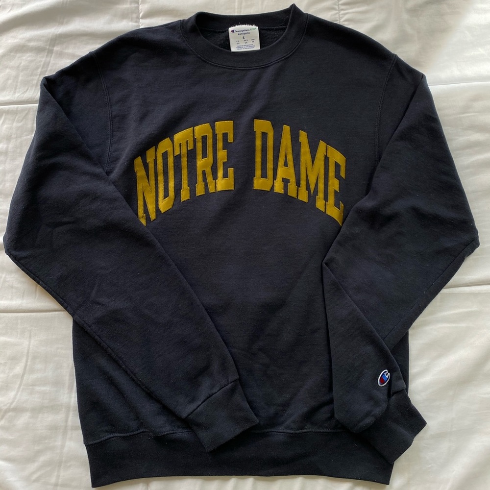 NOTRE DAME CHAMPION CREW NECK
